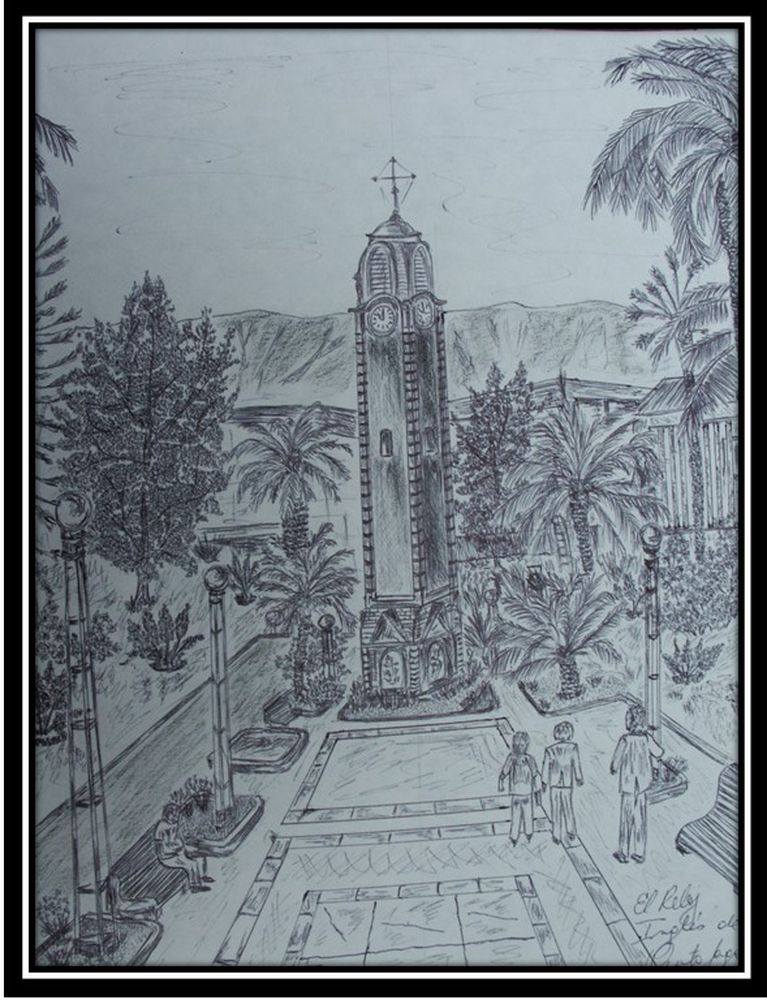 {}{La Plaza y la Catedral};{@Place:Antofagasta};{ Chile};{*PIC*};{[|] Dibujos de Clarence Fisk};{Catedral San Jose};{Plaza Colon};{eTg};{[ATHR]Clarence Fisk ll] Modified: May 15,2024